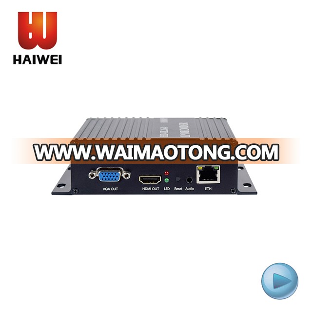 H.265 H.264 HEVC UHD 4K HDMI VGA IP HD IPTV ip video decoder